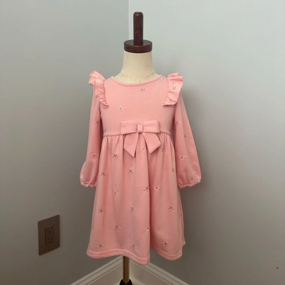 BLUEBERI BOULEVARD GIRLS BOW DRESS